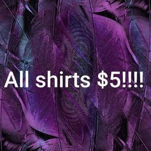 Shirts $5
